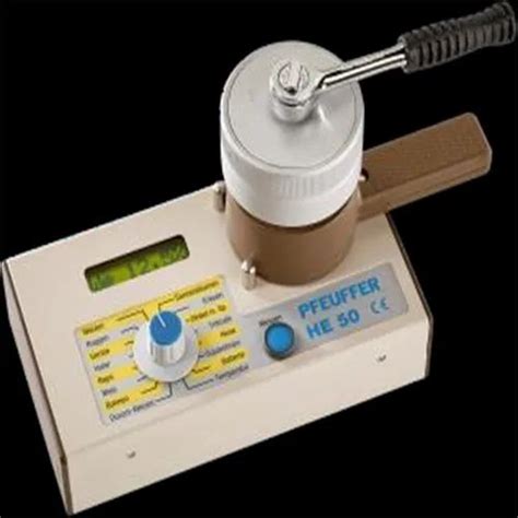 Flour Moisture Meter Brand|pfeuffer 50 grain humidity meter.